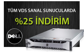 VDS Sanal Sunucu %25 Bedava!